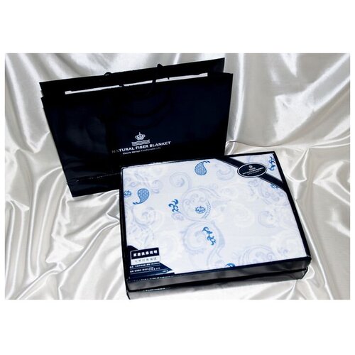 фото Плед tango royal copenhagen 140x200 см, белый/голубой