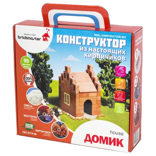 фото Конструктор керамический «домик бабы яги» brickmaster