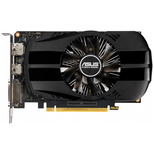 Видеокарта ASUS Phoenix GeForce GTX 1650 4GB (PH-GTX1650-4G), Retail видеокарта pci e msi geforce gtx 1050 ti 4gb gddr5 128bit 14nm 1290 7008mhz dvi d hdcp hdmi displayport low profile rtl