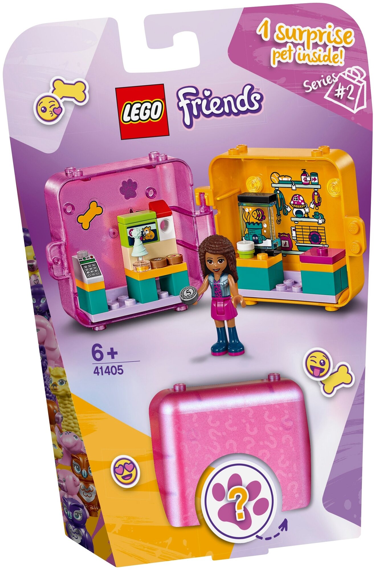 Конструктор LEGO Friends 41405 Игровая шкатулка Покупки Андреа