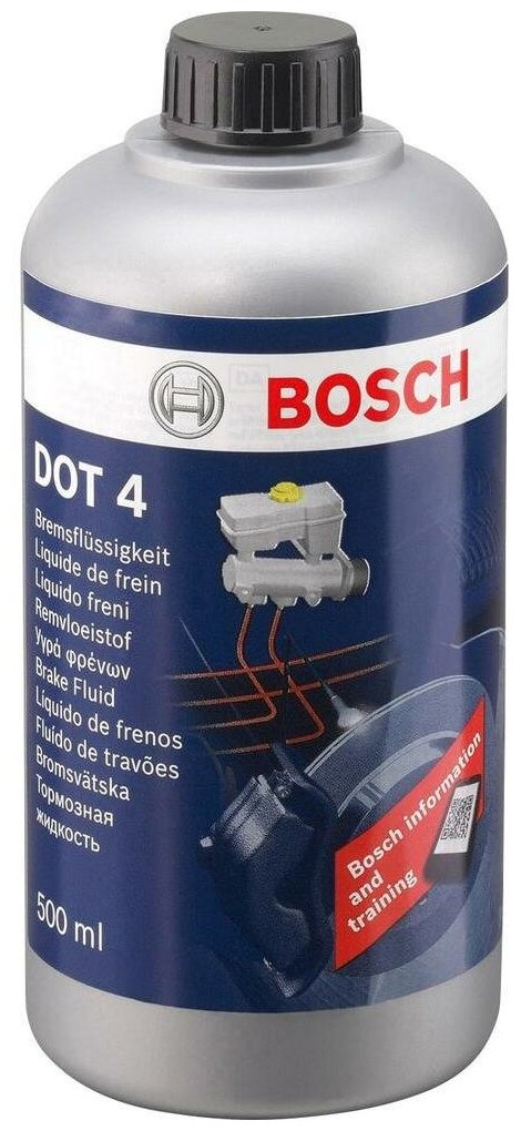 Тормозная жидкость BOSCH DOT 4 Brake Fluid (1987479106)
