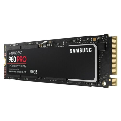 Samsung SSD 500GB 980 PRO V-NAND 3-bit MLC Elpis M.2 (2280) PCIe Gen 4.0 x4 NVMe 1.3c R6900/W5000 IOPs 800 000/1 000 000
