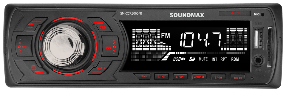 Автомагнитола SoundMAX SM-CCR3060FB в магазине Яндекс.Маркет Автомагнитола SoundMAX SM-CCR3060FB