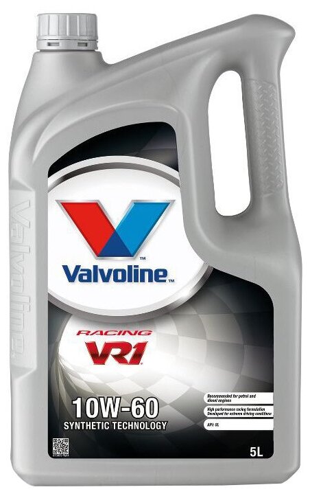 Моторное масло Valvoline VR1 Racing 10W60 5л