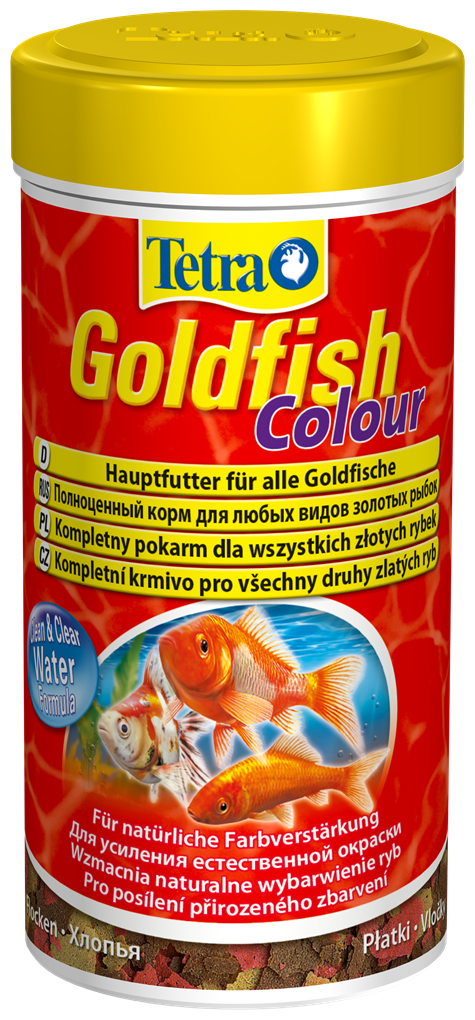 TetraGoldfish Colour корм в хлопьях для улучшения окраса золотых рыб 250 мл