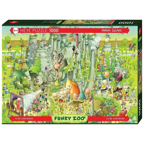 Пазл Heye Funky Zoo Парк юрского периода, Degano (29727), 1000 дет.