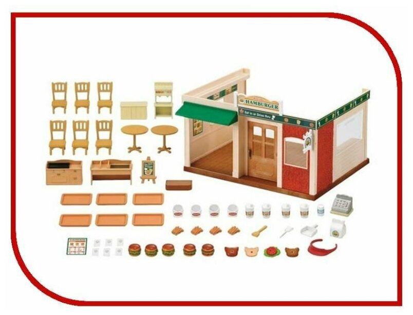 sylvanian families burger van