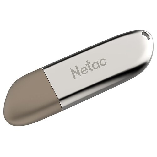 Флешка Netac U352 USB 3.0 256 GB серебристый/бежевый