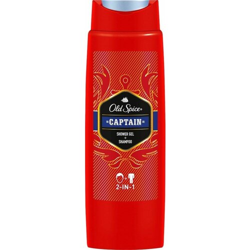 гель для душа gel de ducha captain 3 en 1 old spice 1000 ml Гель для душа и шампунь OLD SPICE 2в1 Captain,250 мл - 2 шт.