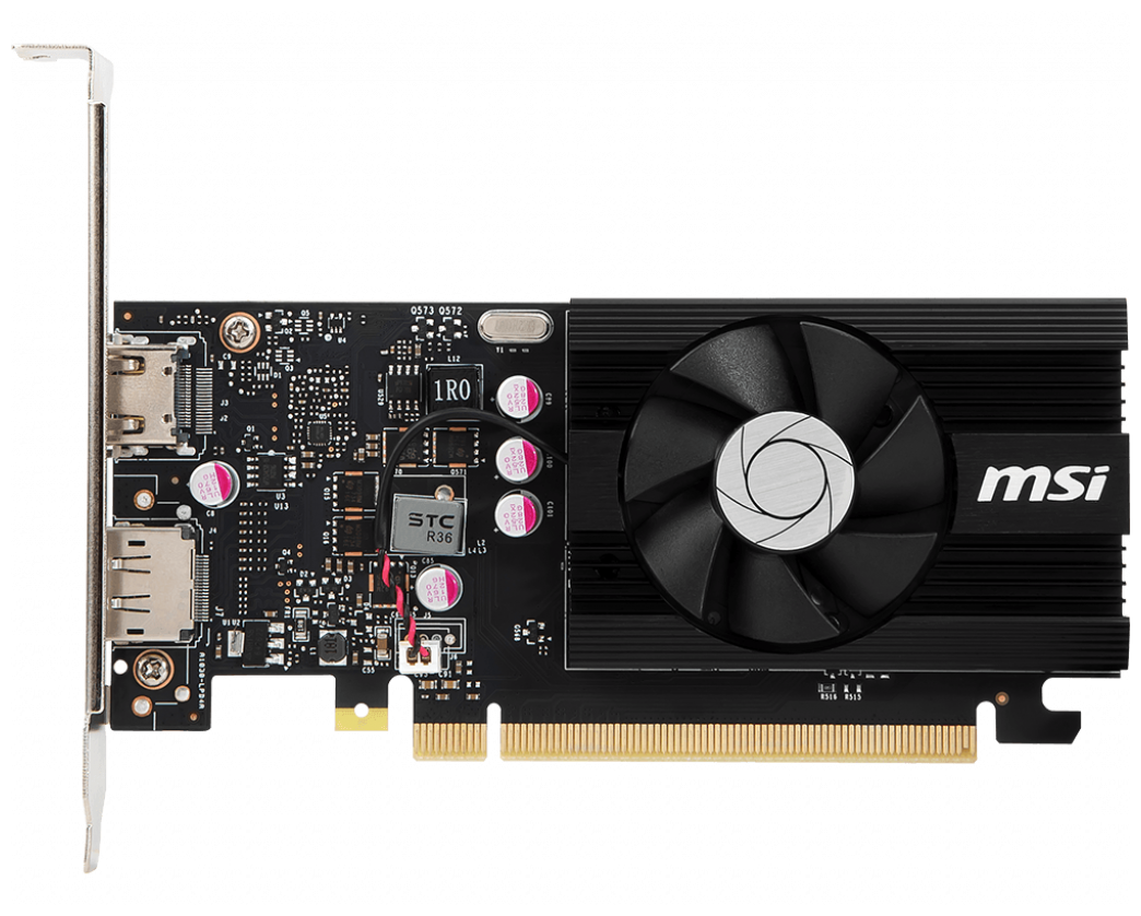 Видеокарта Msi GeForce GT 1030 OC 2G LP, GT 1030 2GD4 LP OC