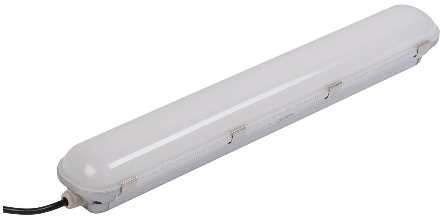 Настенно-потолочный светильник IEK ДСП 1401 (40Вт 4500K), 40 Вт, 4500 К, цвет арматуры: серебристый, цвет плафона: белый