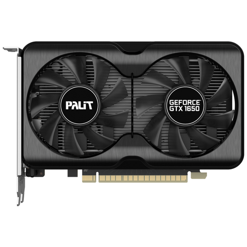 Видеокарта Palit GeForce GTX 1650 GP 4GB, NE6165001BG1-1175A, Bulk видеокарта palit geforce gtx 1650 4096mb gp oc 4g ne61650s1bg1 1175a dp hdmi ret