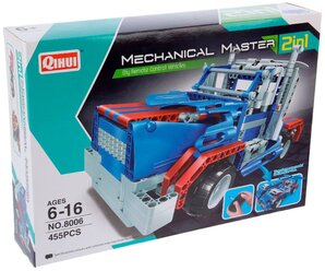 Конструктор QiHui Mechanical Master 8006 Грузовик "Оптимус Прайм" и джип