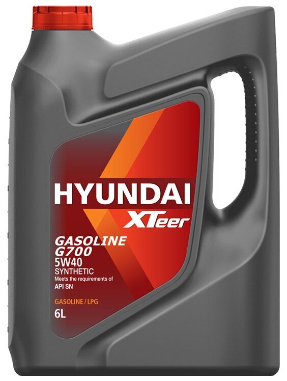 HYUNDAI XTeer Масло Моторное Hyundai Xteer Gasoline G700 Sn 5w-40 6 Л 1061136