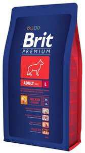 Фото Сухой корм для собак Brit Premium, курица (для крупных пород)