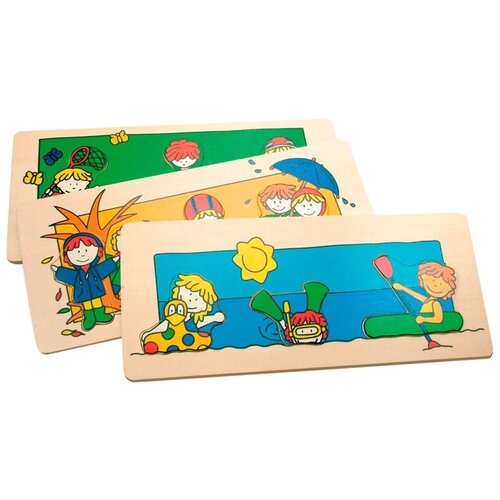 Рамка-вкладыш Bino 4 сезона 88098 3 дет 12х28х1 см 360₽