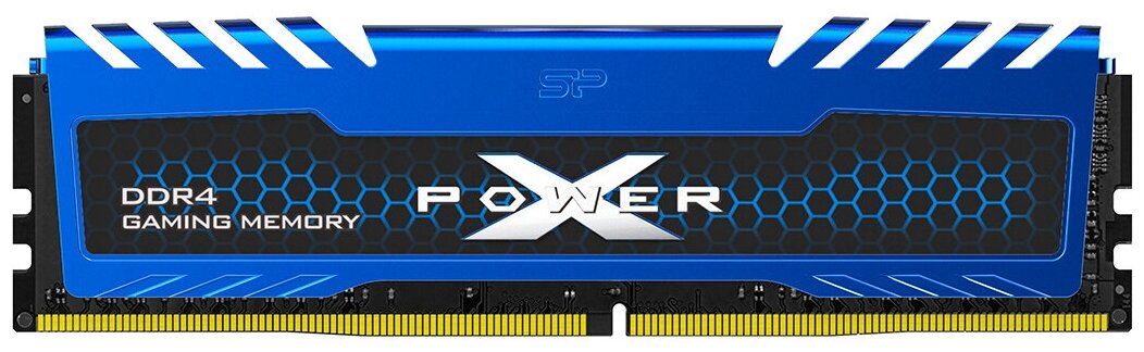 Модуль памяти DDR4 8GB Silicon Power SP008GXLZU320BSA XPOWER Turbine PC4-25600 3200MHz CL16 1Gx8 SR радиатор 1.2V