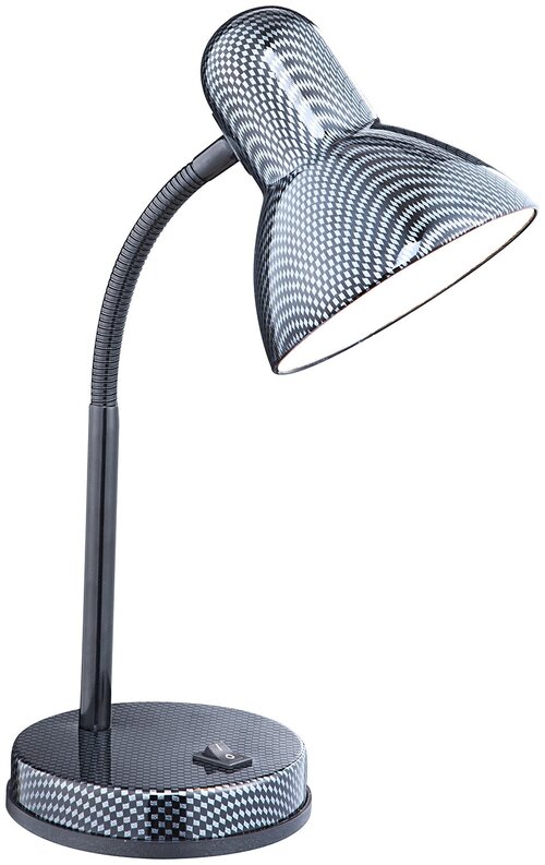 Лампа офисная Globo Lighting CARBON 24893, E27, 60 Вт, серый