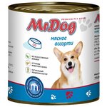 Влажный корм для собак Mr. Dog мясное ассорти - изображение