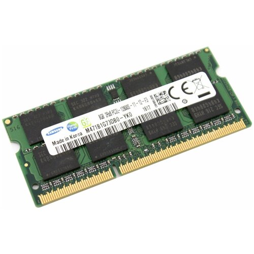 Оперативная память Samsung Basic 8 ГБ DDR3L 1600 МГц SODIMM CL11 M471B1G73DB0-YK0 оперативная память samsung basic 8 гб ddr3l 1600 мгц sodimm cl11 m471b1g73bh0 yk0