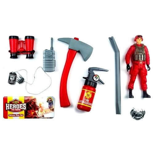 Игровой набор Junfa toys Real Heroes - Fire Fighter WG-A7123 игровой набор junfa toys real heroes fire fighter 99023