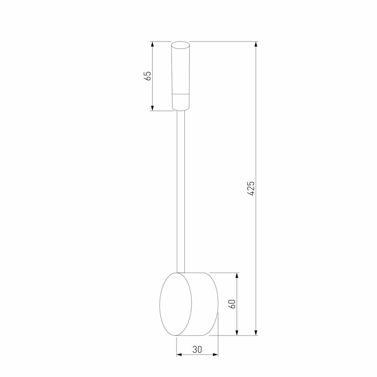 Бра \ Настенный светодиодный светильник на гибкой ножке Elektrostandard BARD 40117/LED, цвет белый - фотография № 6