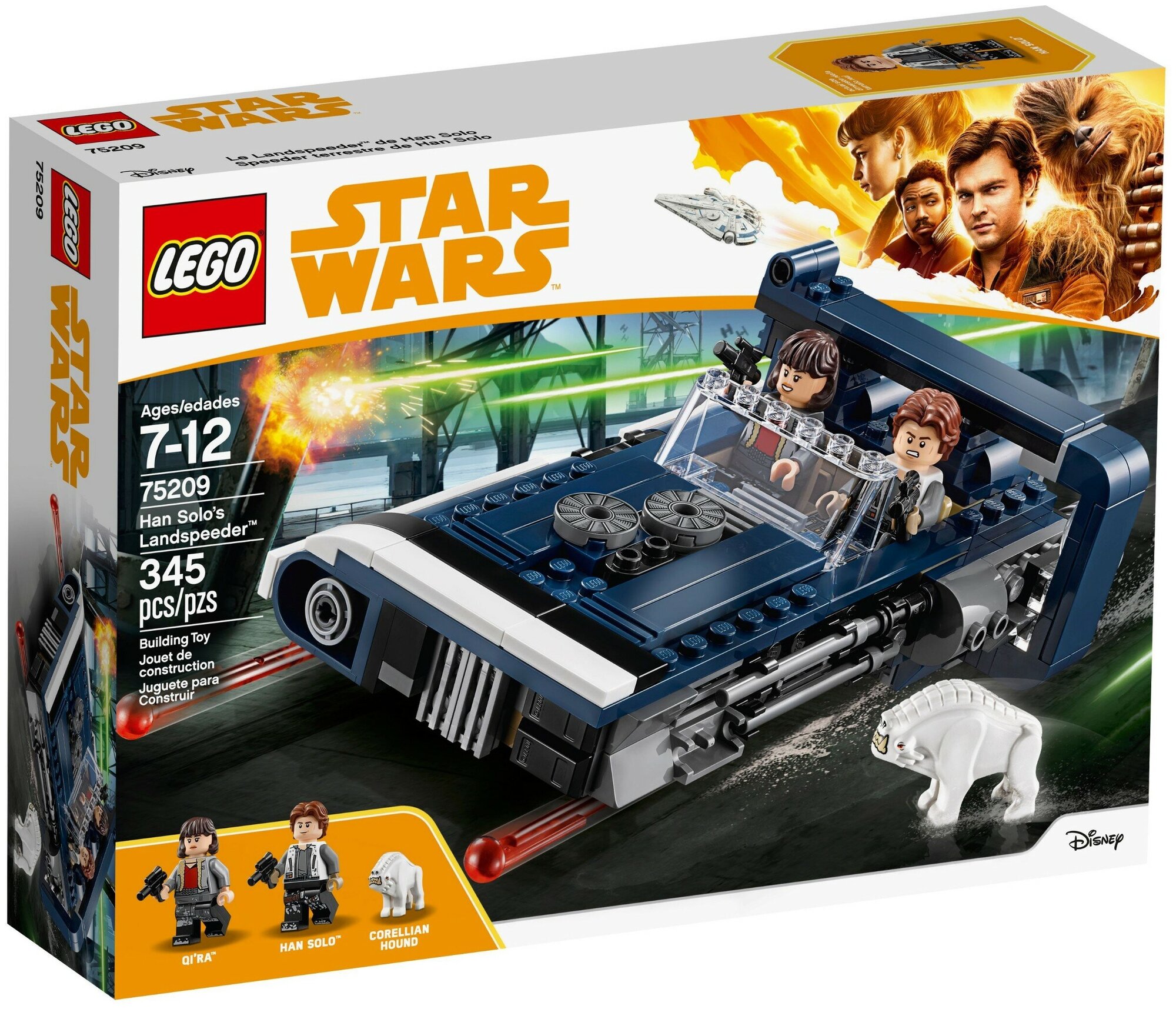 LEGO Star Wars 75209 Спидер Хана Cоло, 345 дет.