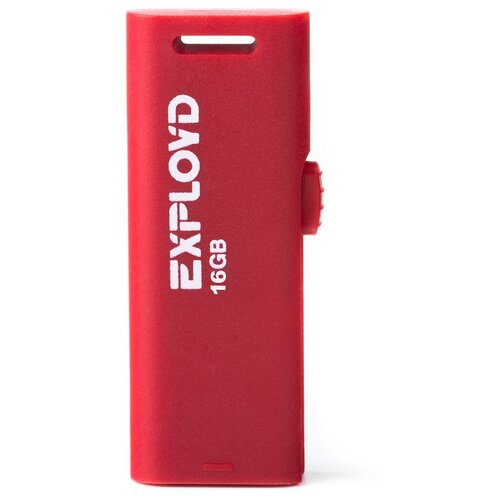 Флешка EXPLOYD 580 16 ГБ, 1 шт., red usb flash drive 16gb exployd 580 ex 16gb 580 blue