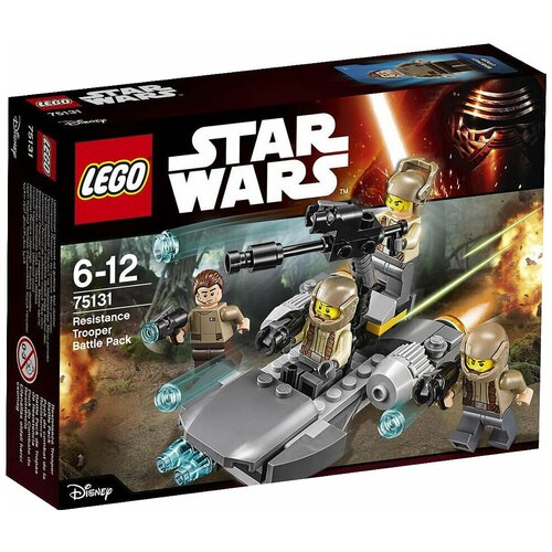 LEGO Star Wars 75131 Боевой набор Сопротивления, 112 дет. конструктор lego star wars 7913 боевой отряд штурмовиков клонов 85 дет