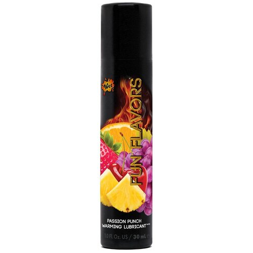 Разогревающий лубрикант Fun Flavors 4-in-1 Passion Punch с ароматом фруктов - 89 мл. (70571)