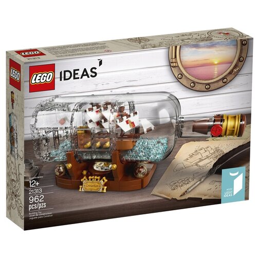 Конструктор LEGO Ideas 21313 Корабль в бутылке, 962 дет. конструктор lego ideas 21313 корабль в бутылке