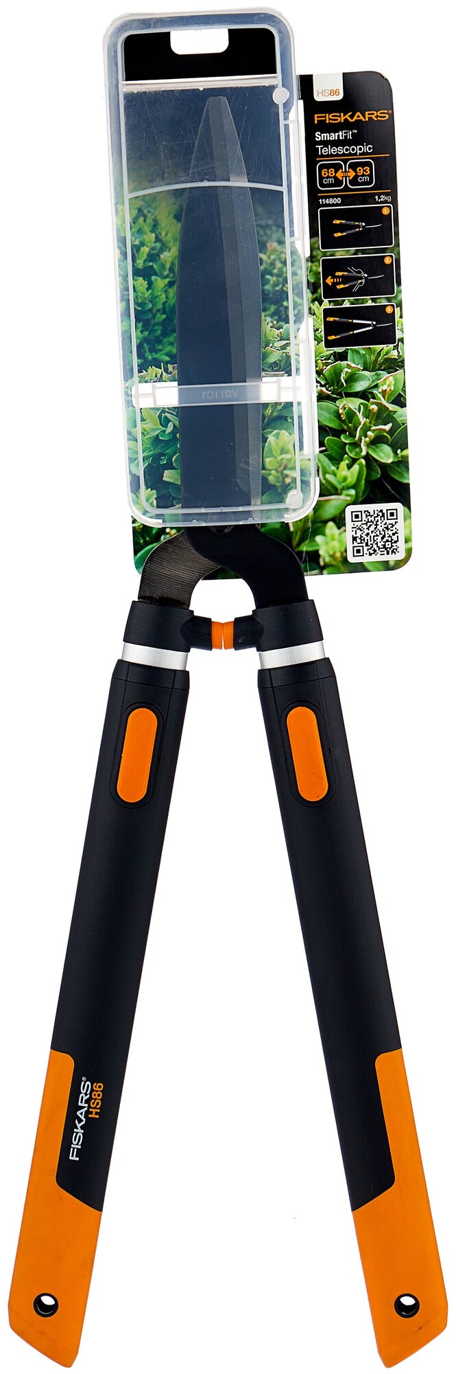 SmartFit 1013565 (114800) Ножницы садовые для живой изгороди (675-925 мм, телескопические) Fiskars - фото №3