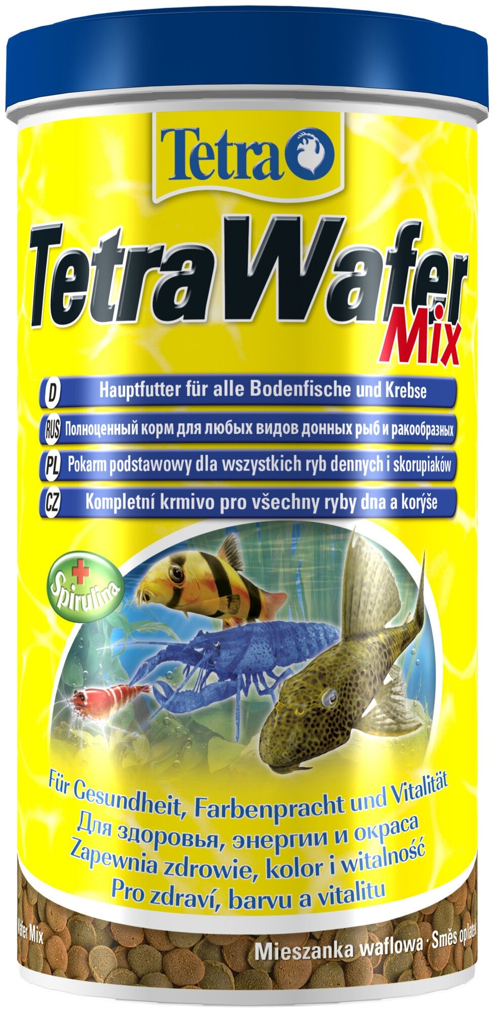 Корм для аквариумных рыб Tetra Wafer Mix 1 л (пластинки)