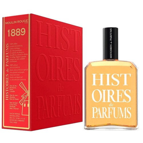 Histoires de Parfums парфюмерная вода 1889 Moulin Rouge, 120 мл роза солейл руж дорье