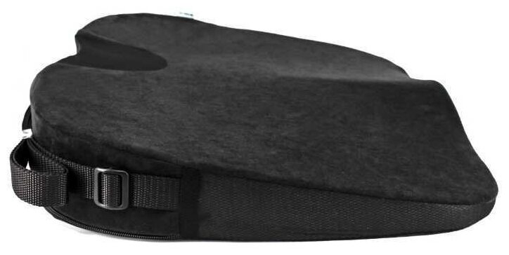 Подушка ортопедическая TRELAX с откосом на сиденье П17 черная