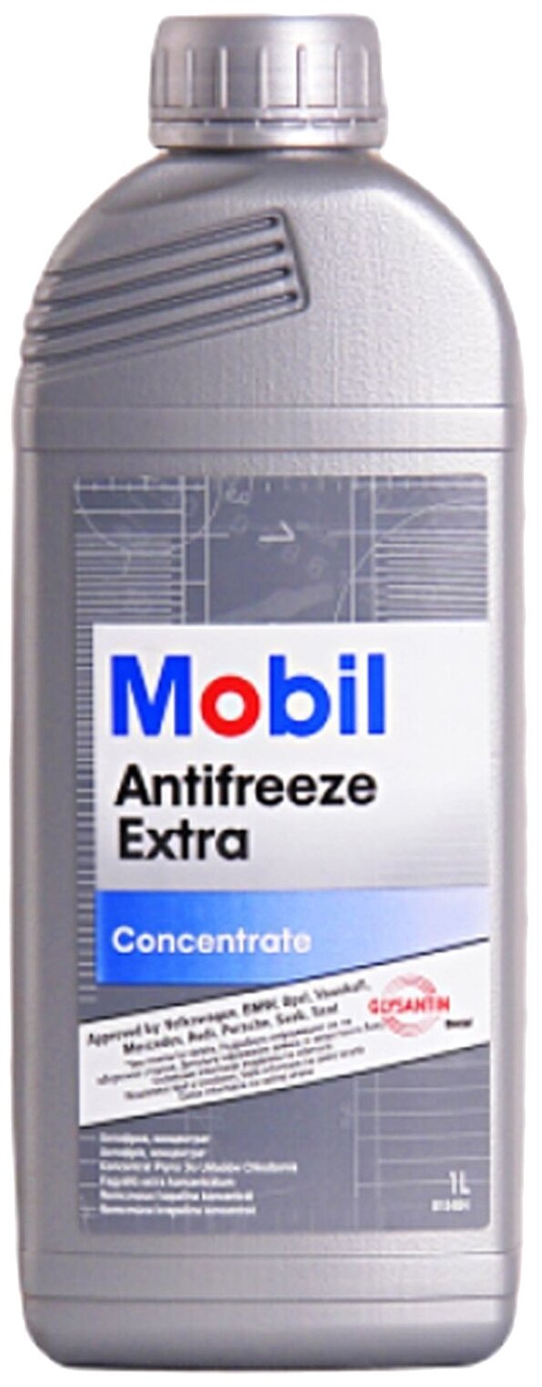Антифриз 1л.MOBIL Antifreeze Extra концентрат синий/зеленый