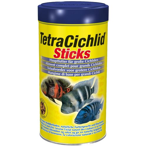 Сухой корм для рыб Tetra Cichlid Sticks, 1 л, 320 г корм для рыб sera cichlid sticks 1 л 210 г