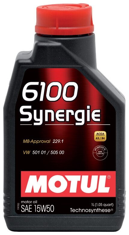 Масло моторное MOTUL 15W50 6100 SYNERGIE (1л)