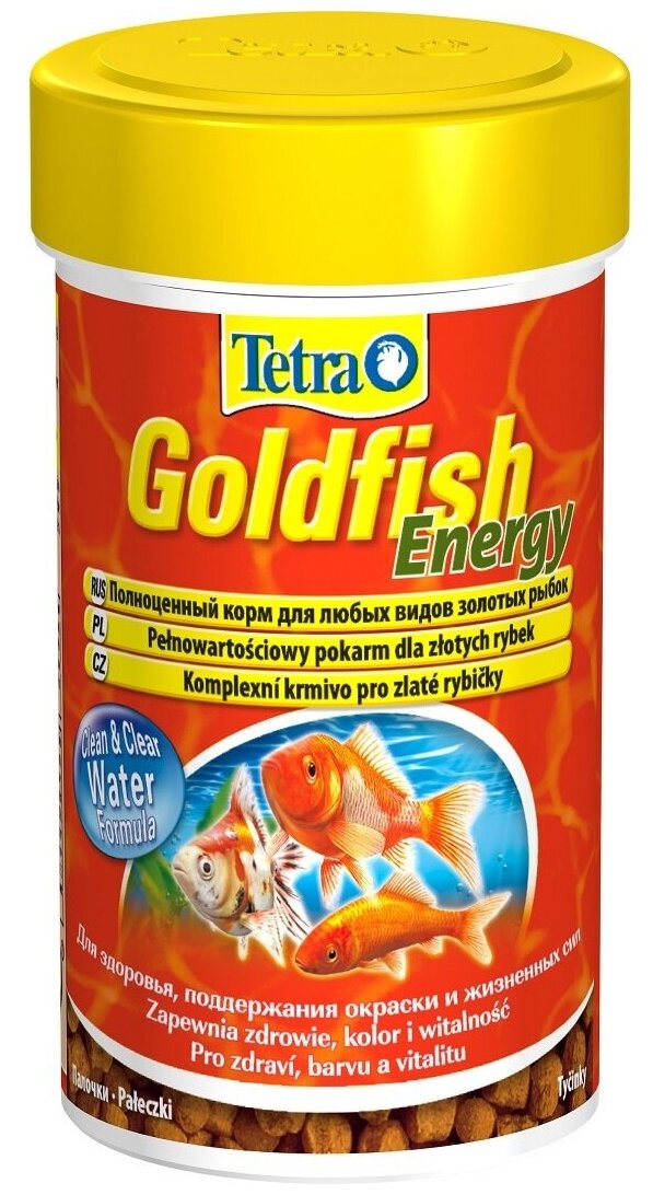 Корм для рыб TETRA Goldfish Energy Sticks 100мл. палочки - фотография № 1