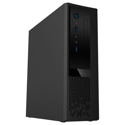 Корпус mini-ITX Powerman PS201A-BK черный, БП 300W, 2*USB 3.0, audio