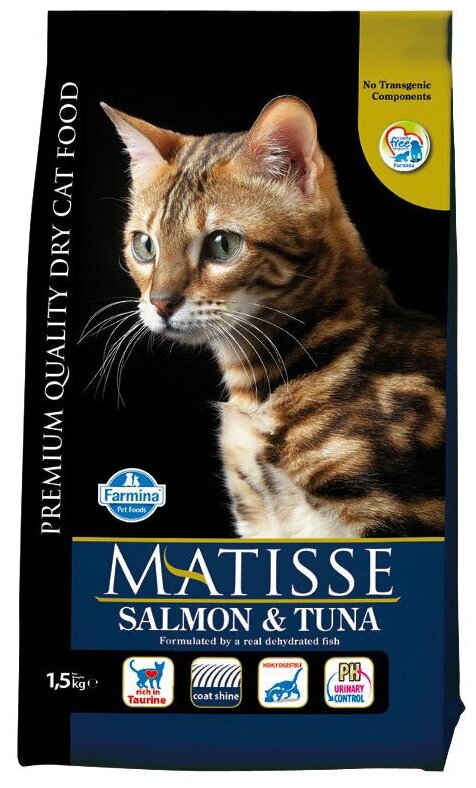Сухой корм для кошек Farmina Matisse с лососем с тунцом