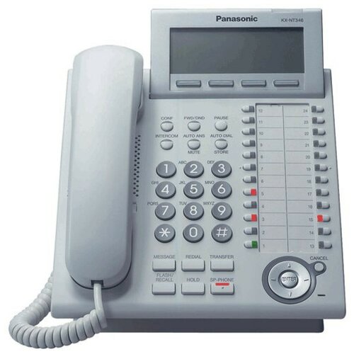 VoIP-телефон Panasonic KX-NT346 белый