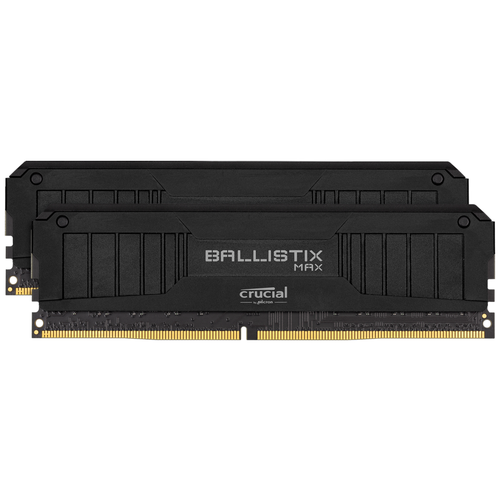 Оперативная память Crucial Ballistix MAX DDR4 4000 (PC4 32000) DIMM 288 pin, 8 ГБ 2 шт. 1.35 В, CL 18, BLM2K8G40C18U4B, черная
