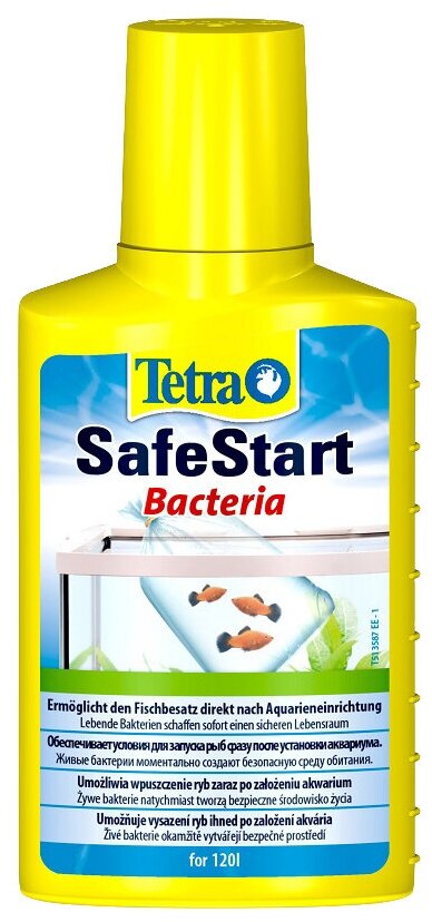 Средство для быстрого запуска аквариума TETRA SAFESTART BACTERIA (100 мл)