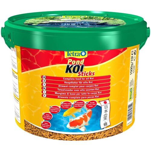 Сухой корм для рыб Tetra Pond Koi Sticks, 10 л, 1.5 кг