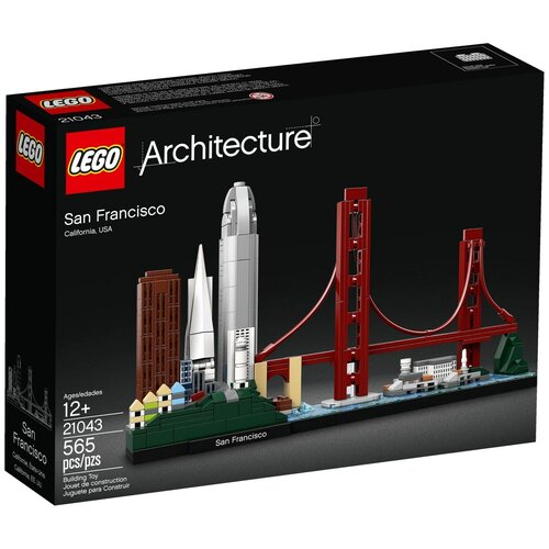 Конструктор LEGO Architecture 21043 Сан-Франциско, 565 дет. конструктор lego architecture 21043 сан франциско 565 дет