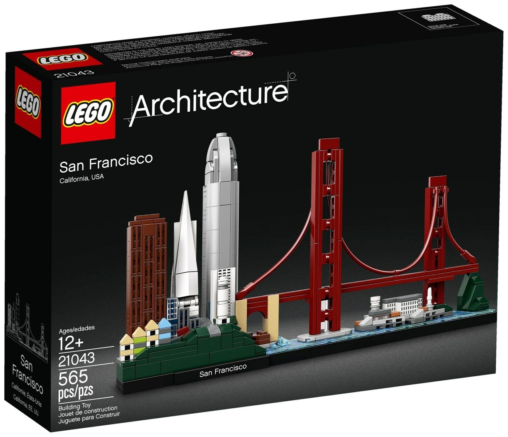 Конструктор LEGO Architecture 21043 Сан-Франциско, 565 дет.