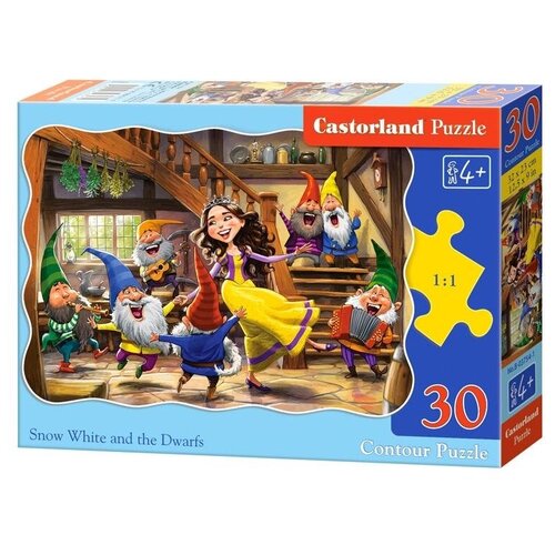 Пазл Castorland Snow White and the Dwarfs (B-03754), 30 дет.