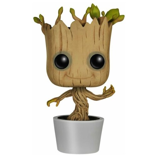 набор фигурок hollywood rides marvel guardians of the galaxy – 1963 volkswagon bus pickup with groot 1 24 2 шт Funko POP! Marvel: Стражи Галактики - Танцующий Грут 5104