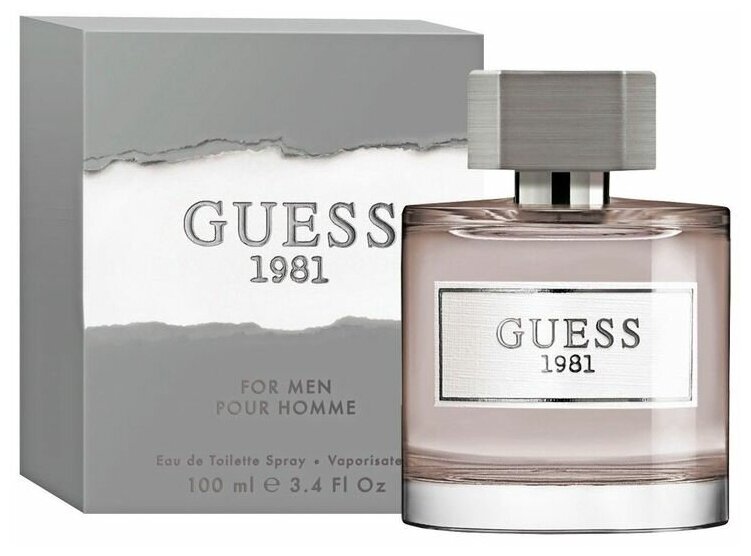 Guess Мужской Guess 1981 For Men Туалетная вода (edt) 100мл